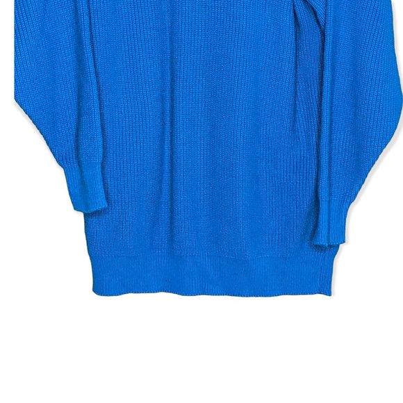 Vintage Pandora Blue Crew Neck Sweater Size Medium - Picture 4 of 11